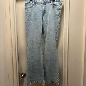 Wild Fable Light Wash Flare Jeans size 16